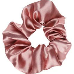 Hårstrikker scrunchies sateng, 4-pakning