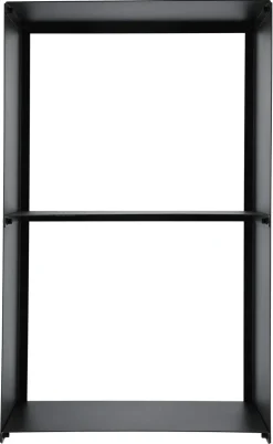 Høy vedholder i metall, innendørs, 69,5 cm