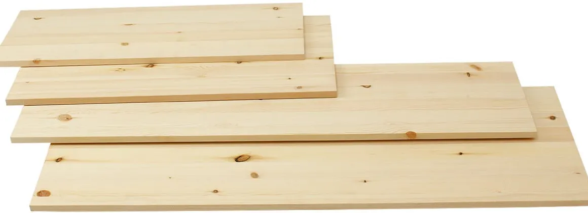 Hylleplate furu, limtreplate stavlimt