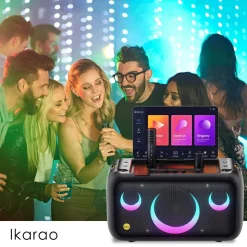 Ikarao Break X1 karaokemaskin med 13,3-tommers touchskjerm, bærbar