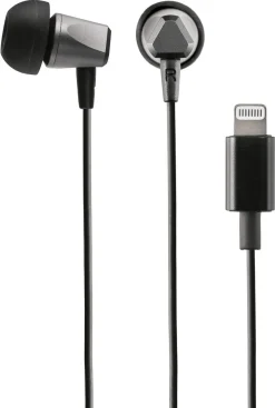 In ear-headset med mikrofon, Lightning, svart