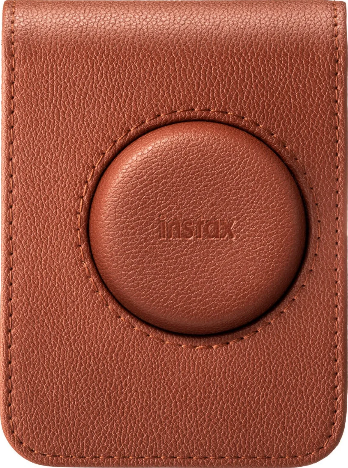 Instax Mini Evo Case kameraetui i lærimitasjon, brunt