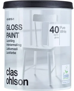 Interiørmaling halvblank glans 40, 0,75 liter