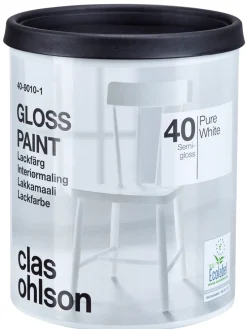Interiørmaling halvblank glans 40, 0,75 liter