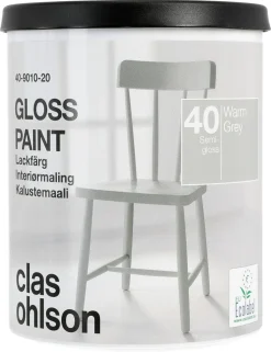 Interiørmaling halvblank glans 40, 0,75 liter
