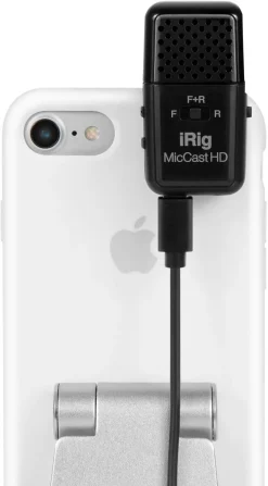 iRig Mic Cast HD clip-on mikrofon for mobil og datamaskin