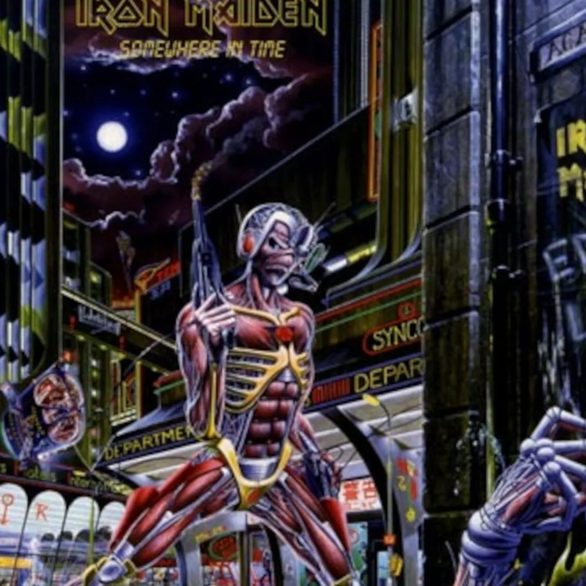 Iron Maiden Somewhere in Time vinylplate