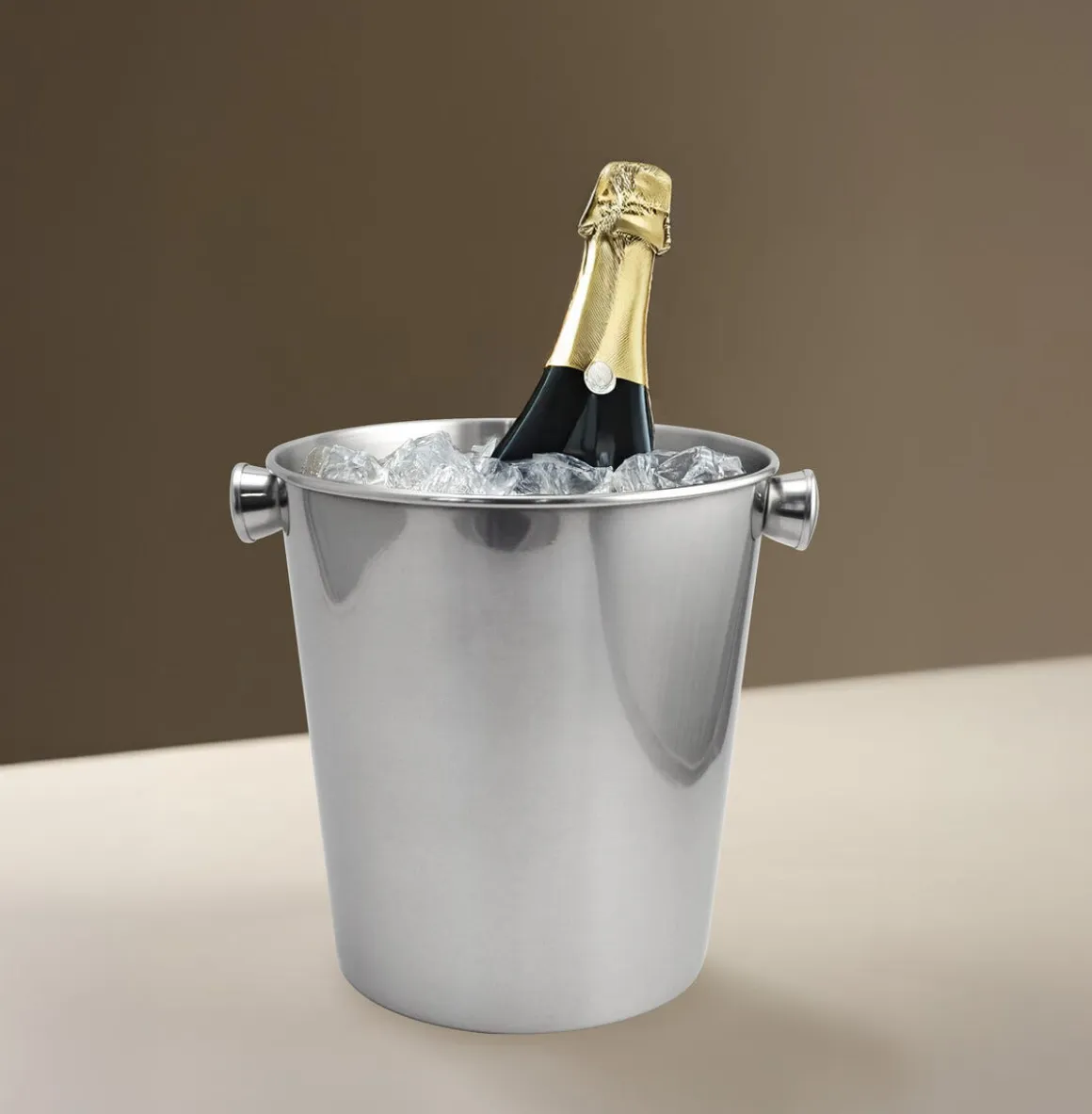Isbøtte i metall for champagne og vin, 3,8 liter