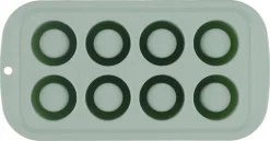 Isglass, form i silikon for 8 små glass av is