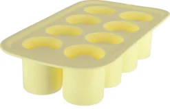 Isglass, form i silikon for 8 små glass av is