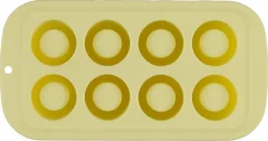 Isglass, form i silikon for 8 små glass av is