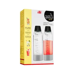 iSi Twist’n Sparkle ekstraflasker, 2-pakning