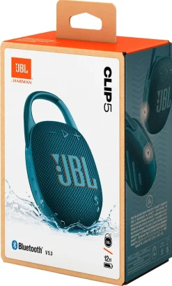 JBL Clip 5 portabel høyttaler med karabinkrok