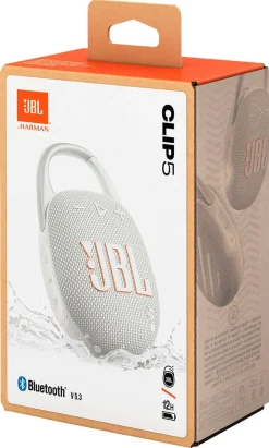 JBL Clip 5 portabel høyttaler med karabinkrok