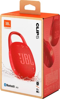 JBL Clip 5 portabel høyttaler med karabinkrok