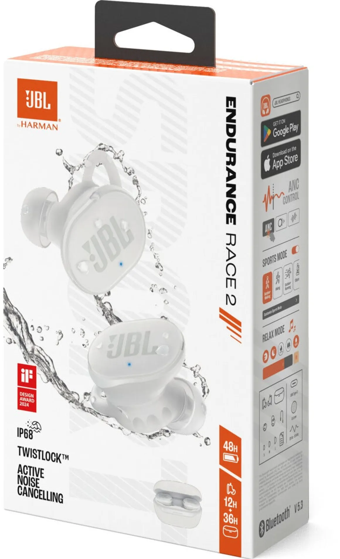 JBL Endurance Race 2 trådløse sportsørepropper