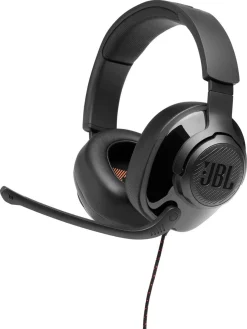 JBL Quantum 200 gaming hodetelefoner med flipp-opp-mikrofon