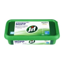 Jif Krystal engangsvåtmopp, refill 10-pakning