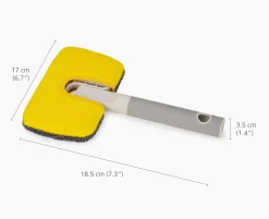 Joseph Joseph CleanTech 2-i-1 baderomsmopp, 18 cm