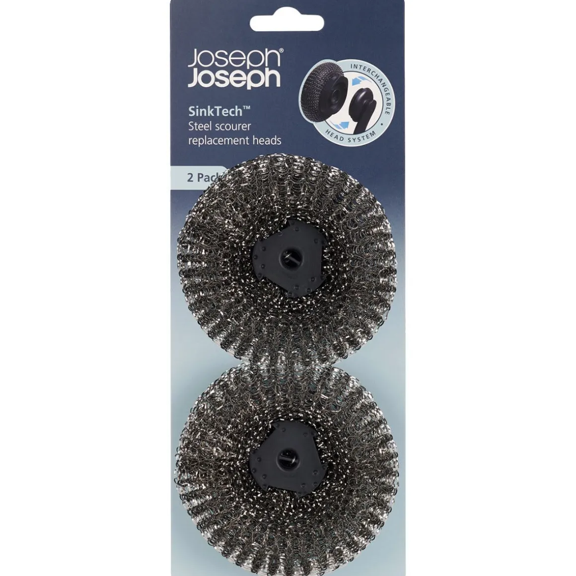 Joseph Joseph SinkTech skurehode refill, 2-pakning