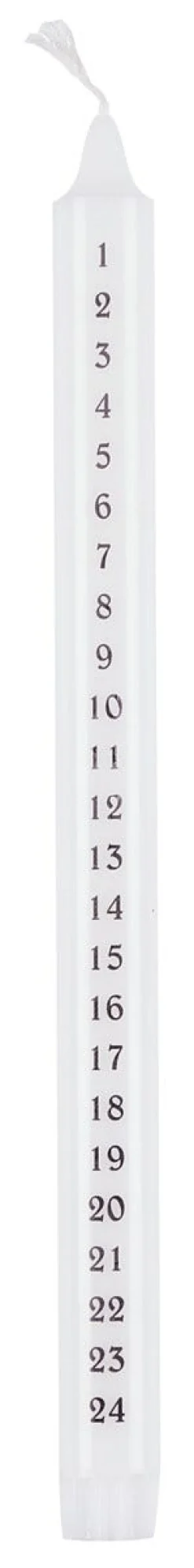 Kalenderlys, stearinlys 1–24