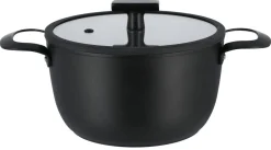 Keramisk gryte med glasslokk, 2,8 liter