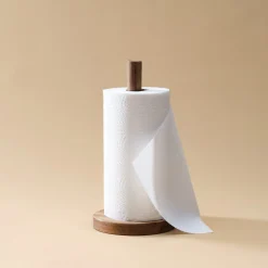 Kjøkkenpapirholder i tre, 28 cm