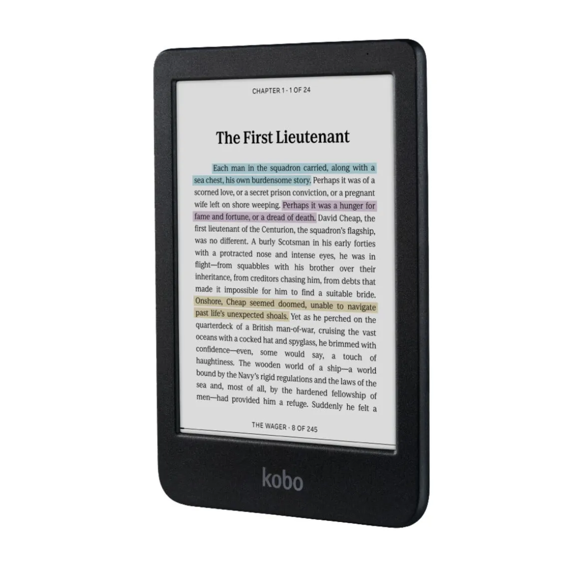Kobo Clara Colour lesebrett, 6" fargeskjerm