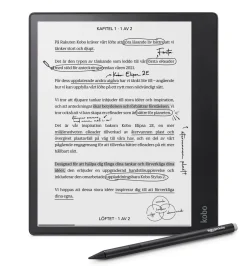 Kobo Elipsa 2E lesebrett med stylus, 10,3 tommer
