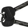 Kompakt bøylelås for sykkel med nøkkel 13 mm x 21 cm svart