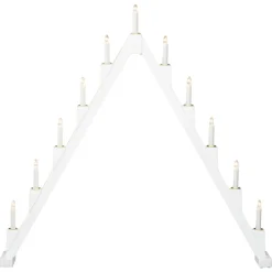 Konstsmide stor adventsstake i tre, sammenleggbar, 86 cm