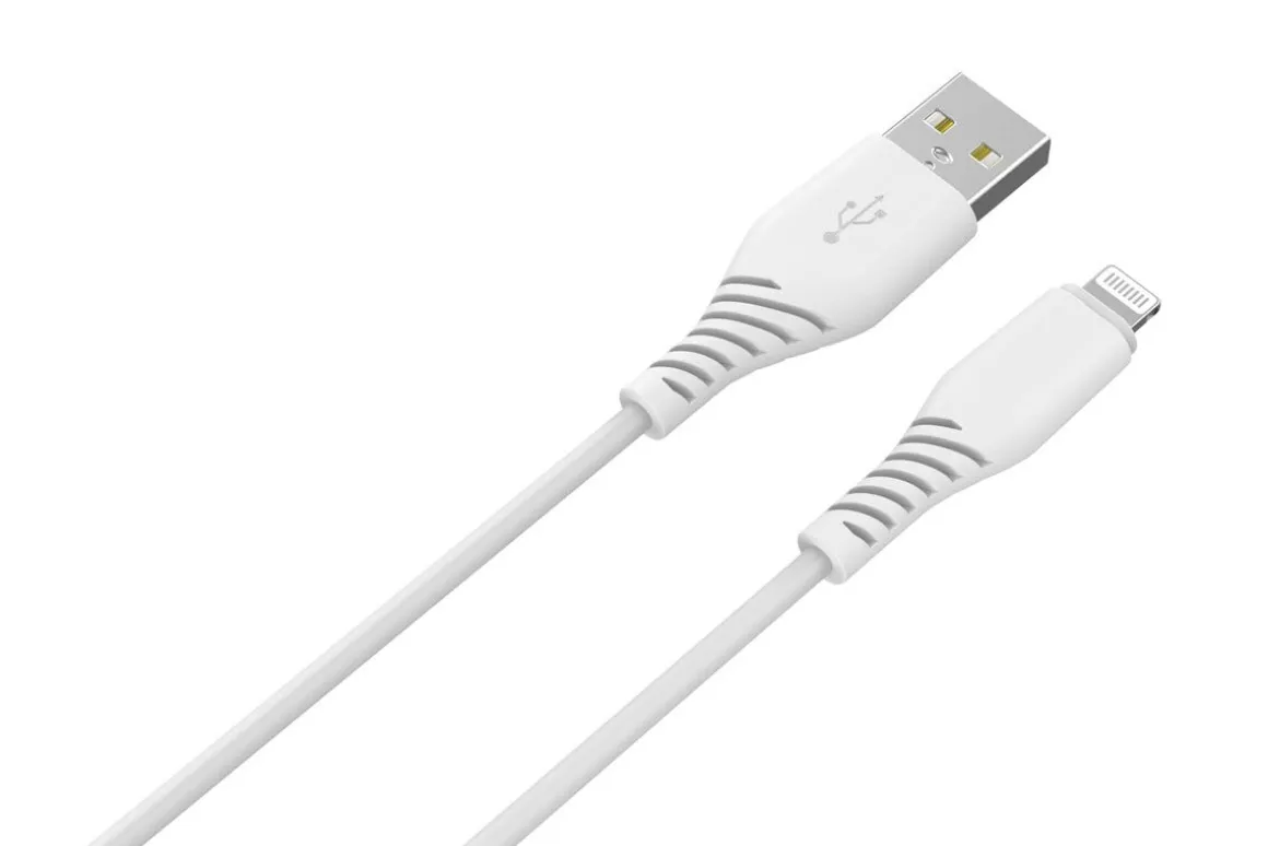 Kort USB kabel for iPhone 0,3 m USB A til Lightning Clas Ohlson