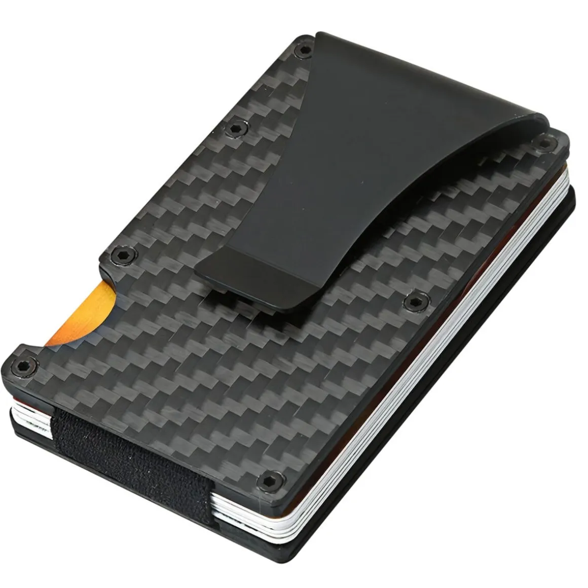 Kortholder RFID med belteklips, 10 kort