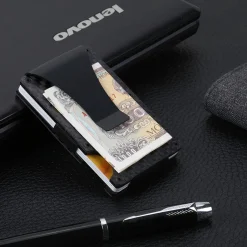 Kortholder RFID med belteklips, 10 kort