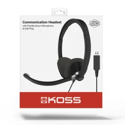 KOSS headset med mikrofon CS300 on ear, USB