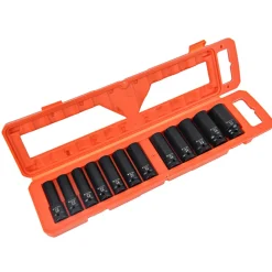 Kraftpiper Impact 1/2 tomme, piper 12–27 mm, 12 deler