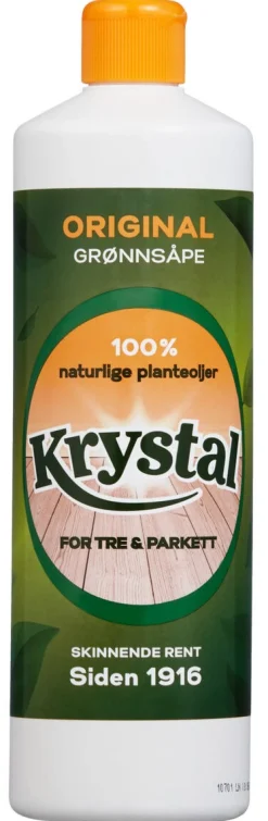 Krystal Original grønnsåpe tre og parkett 0,75 l