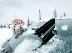 Kungs Star-is snøkost for bil med isskrape, teleskop 93–125 cm