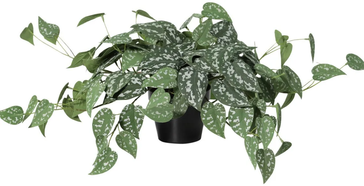 Kunstig plante i potte sølvranke, 32 cm