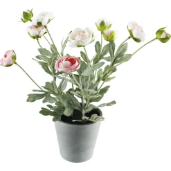 Kunstplante ranunkel, 34 cm