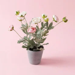 Kunstplante ranunkel, 34 cm