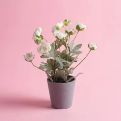 Kunstplante ranunkel, 34 cm