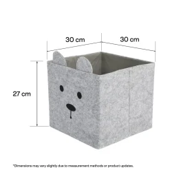 Kvadrat oppbevaringsboks, Kidz