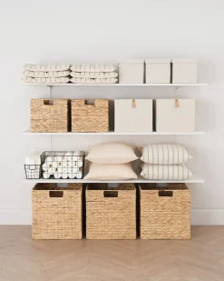 Kvadrat oppbevaringsboks, vannhyasint