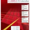 Label Media etiketter 105x74 mm