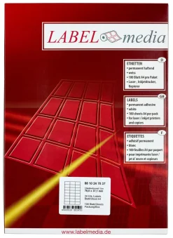 Label Media etiketter 70x37 mm