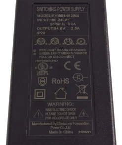 Lader 54,6 V/2 A E-Way 48 V elsparkesykkel