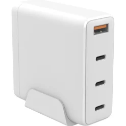 Ladestasjon USB-C/A 4 porter GaN PD, 140 W