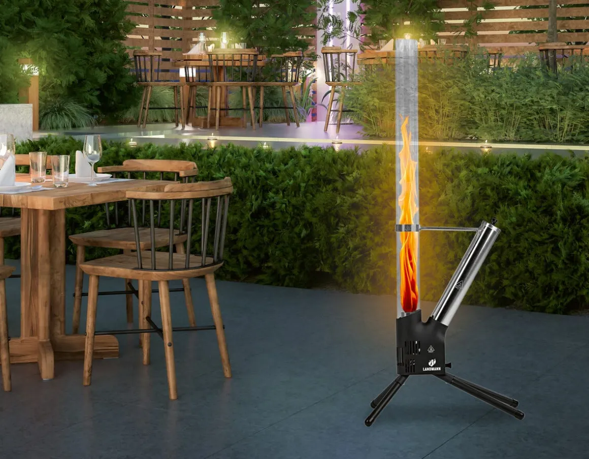 Landmann Column of Fire ildsted for balkong og hage