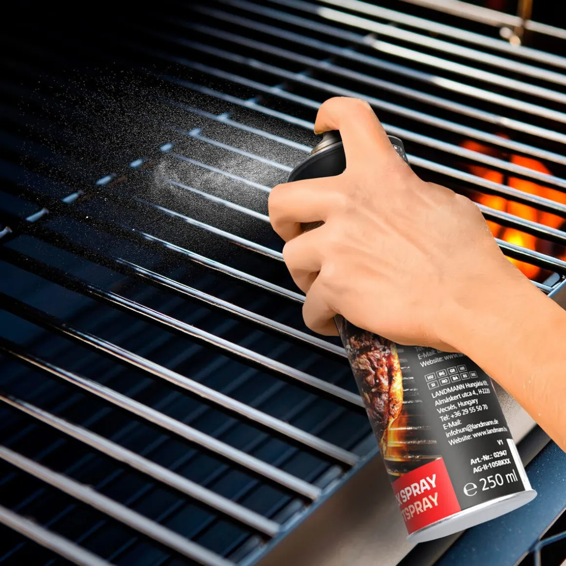 Landmann non stick-spray for grillrist, 250 ml